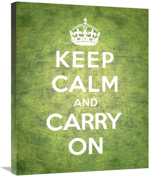 Global Gallery GCS-371961-2228-142 22 x 28 in. Keep Calm & Carry on - 