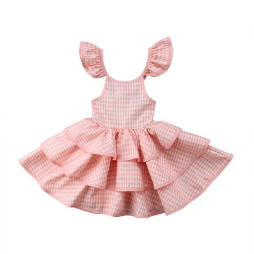 Newborn Baby Girl Lace Tulle Party Pageant