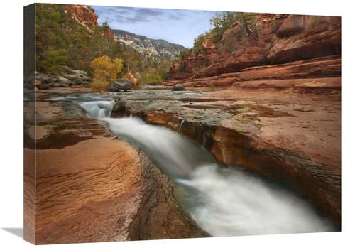 Global Gallery GCS-396448-1824-142 18 x 24 in. Oak Creek in Slide Rock