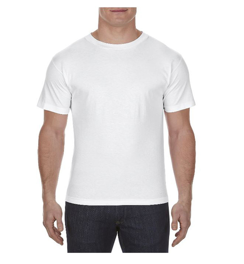 DDI 2331790 Alstyle Irregular - Adult T-Shirt, White - Extra Large