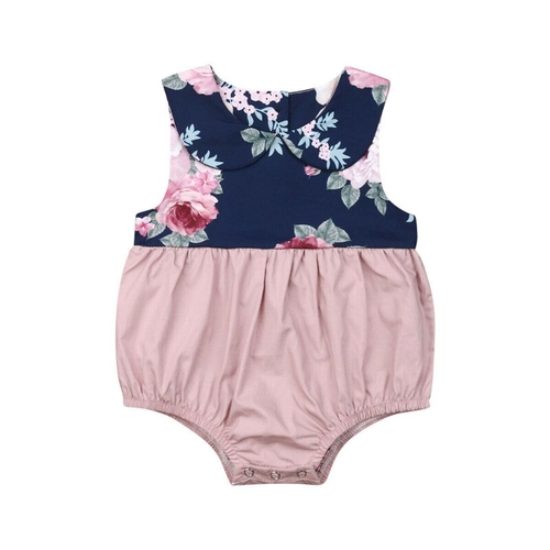 Baby Kid Girls Toddler Floral Romper Jumpsuit
