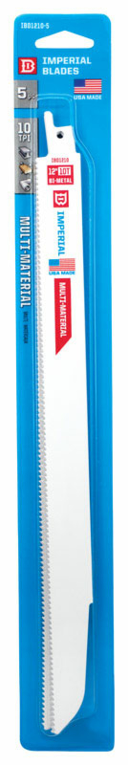 Imperial Blade 2795698 12 in. Bi-Metal Blade - 10 TPI - Pack of 5