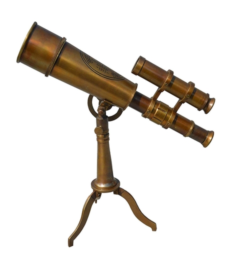 12" Full Brass Antique Telescope with Tripod Stand Brass Telescope |