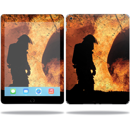 MightySkins APIP5G-Firefighter Skin for Apple iPad 5th Gen Wrap Cover 