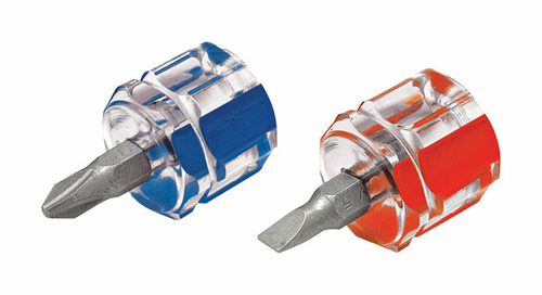 Wilmar 2797793 Phillips & Slotted Stubby Screwdriver, Chrome Vanad