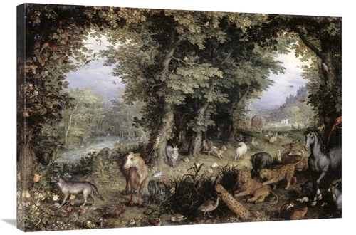 Global Gallery GCS-281788-36-142 36 in. Land of Paradise Art Print - J