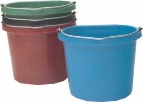 Fortex Industries Flat Back Bucket Yellow 20 Quart - FB-120YELLOW
