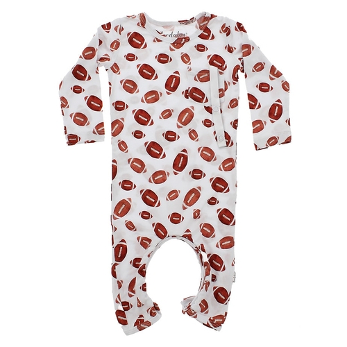 Who's There? Hello Pumpkin - Doodalou Bamboo Baby Romper - 6 - 9