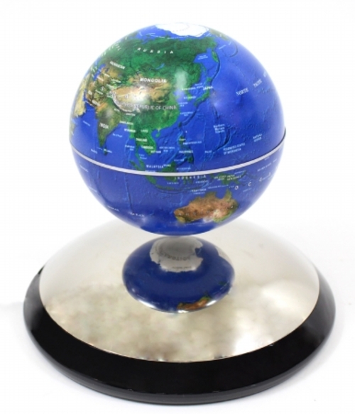 AZ Trading & Import TG005 Blue Levitation Globe Ion, Blue