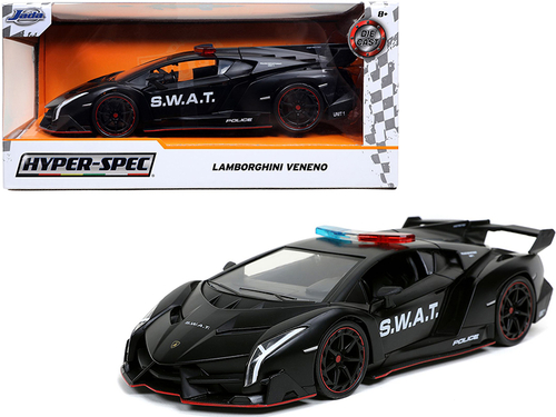 Lamborghini Veneno \S.W.A.T.\" Police Car Matt Black \"Hyper-Spec\"