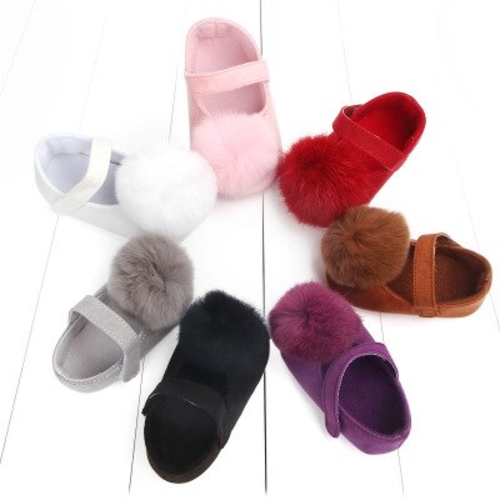 Newborn Baby Girls Princess Shoes Prewalker Cotton