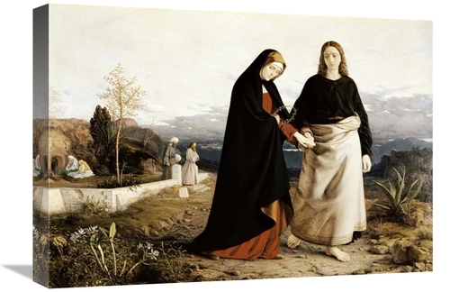 Global Gallery GCS-277453-22-142 22 in. John Leading Mary From the Tom