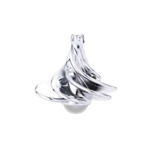 Wind Power Spinner Anti-Stress Desk Toys Silver