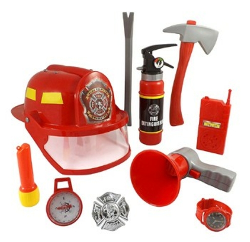 Azimport PS22A Fireman Playset for Kids, 10 Piece