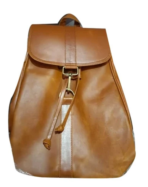 Leather Backpacks, Number Of Compartments 3 Bag Capacity 10 Kg