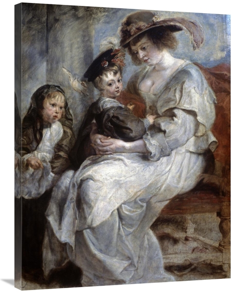 Global Gallery GCS-279912-36-142 36 in. Helena Fourment & Children Art