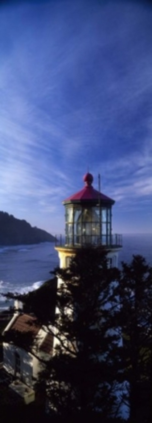 Panoramic Images PPI118844L Lighthouse on a hill  Heceta Head Lighthou