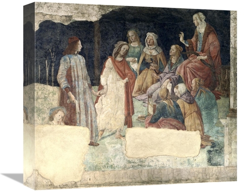 Global Gallery GCS-276802-16-142 16 in. A Young Man Is Greeted by the 