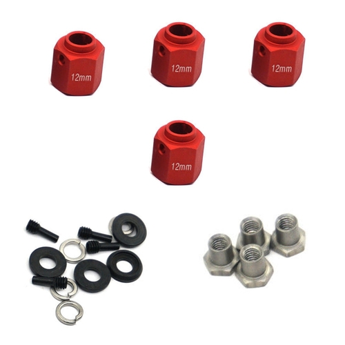 4Pcs Widening RC Crawler Wheel Hubs Combiner