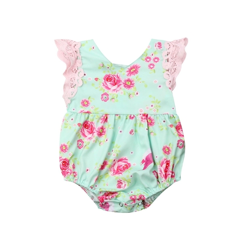 Newborn Baby Girl Bodysuits Ruffle