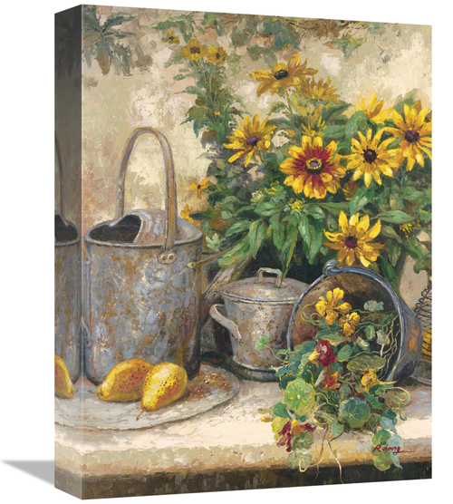 Global Gallery GCS-121146-1216-142 12 x 16 in. Sunflower Garden II Art