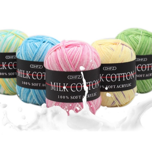 23Colors Double Knitting Crochet Crochet Yarn Milk