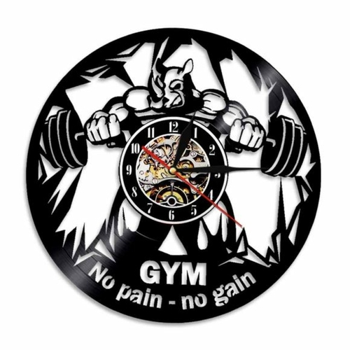 GYM GIFT FOR GYM LOVER VINYL RECORD WALL CLOCK FANTASTIC GIFT