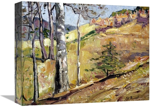 Global Gallery GCS-267368-16-142 16 in. Spring Hillside Art Print - Ge