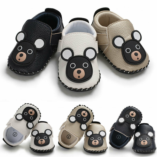 Fashion Newborn Baby Boy Girl Crib Shoes Cartoon