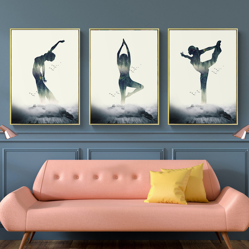 Dancing Girl Wall Art Painting Character