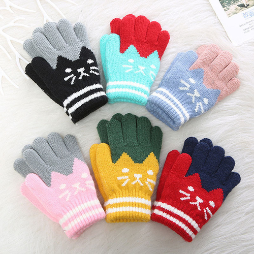 4 8T  Child Kids Winter Warm Thick Gloves Baby