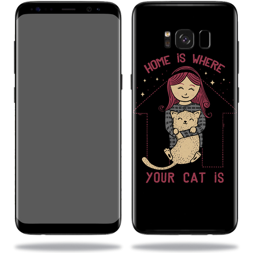 MightySkins SAGS8-Where Your Cat Is Skin for Samsung S8 - Where Your C