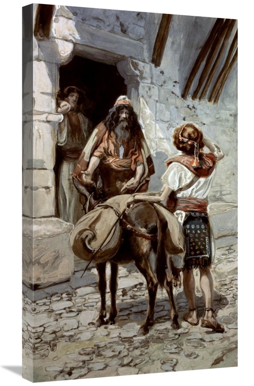 Global Gallery GCS-280276-30-142 30 in. David Takes Saul the Presents 