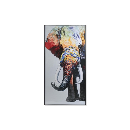 Painting DKD Home Decor 80 x 3 x 160 cm Elephant Modern