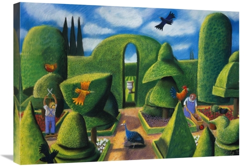 Global Gallery GCS-281806-30-142 30 in. Gardens Art Print - Judy Byfor