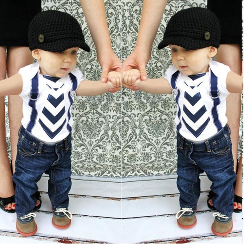 Newborn 2016 toddler baby boy clothing sets autumn