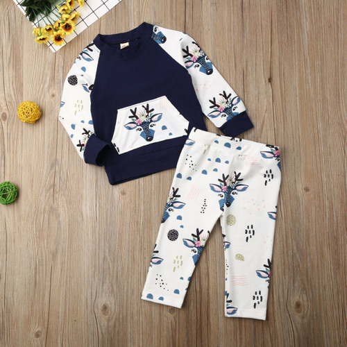 Pudcoco Autumn Newborn kids Baby Boys Girls Long