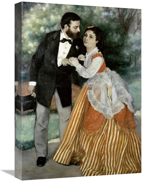 Global Gallery GCS-279616-22-142 22 in. Alfred Sisley & His Wife Art P