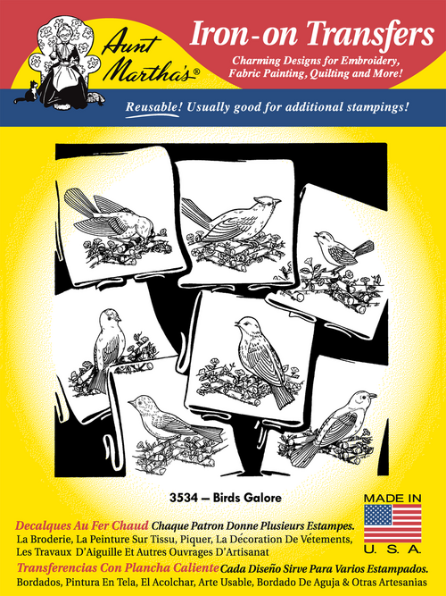 Aunt Martha's #3534 Birds Galore