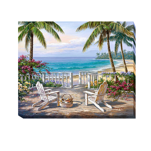 Artistic Home Gallery 35425748IG Coastal View by Sung Kim Premium Over