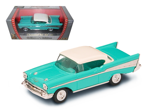 1957 Chevrolet Bel Air Turquoise 1/43 Diecast Model Car by Road