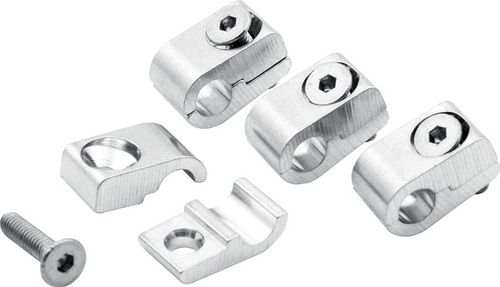 Allstar Performance ALL18321 0.25 in. Universal Aluminum Line Clamps -