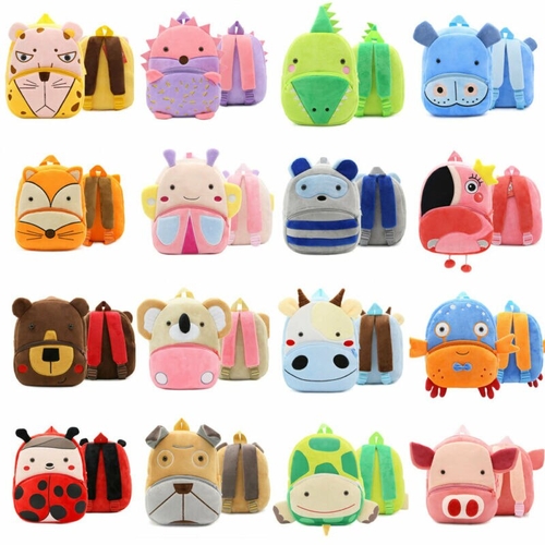 3D Cartoon Plush Children Backpacks