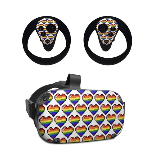 DecalGirl OCQU-PRDHRT Oculus Quest Skin - Pride Hearts