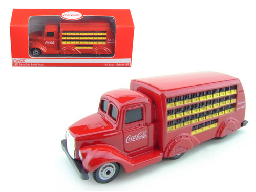1937 Coca Cola Delivery Bottle Truck 1:87 HO Scale Diecast Model by
