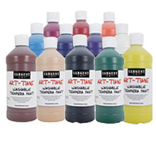 Sargent Art 225482 Art Time Liquid Tempera Paint 8Oz. - Silver