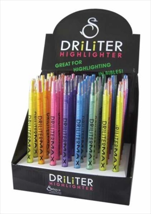 Swanson Christian Supply 45460 Display Highlighter Driliter Multi Asst