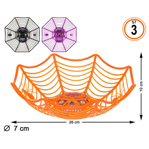 Halloween Decorations 26 x 7 cm Basket Multicolour