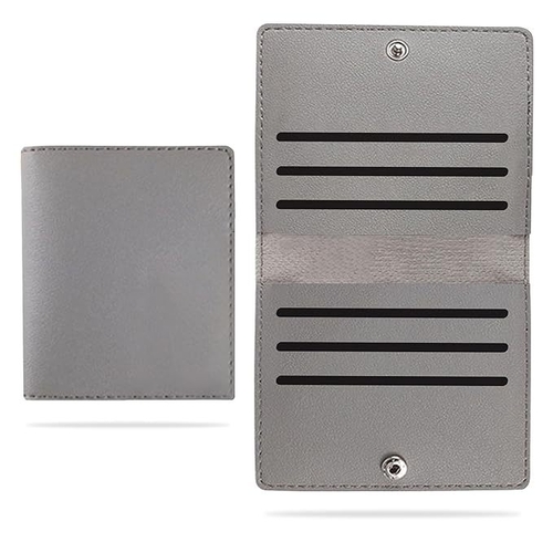 Grey Card Holder for Men and Women