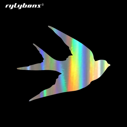 Rylybons Funny Flying Swallow Spring Car Bumper